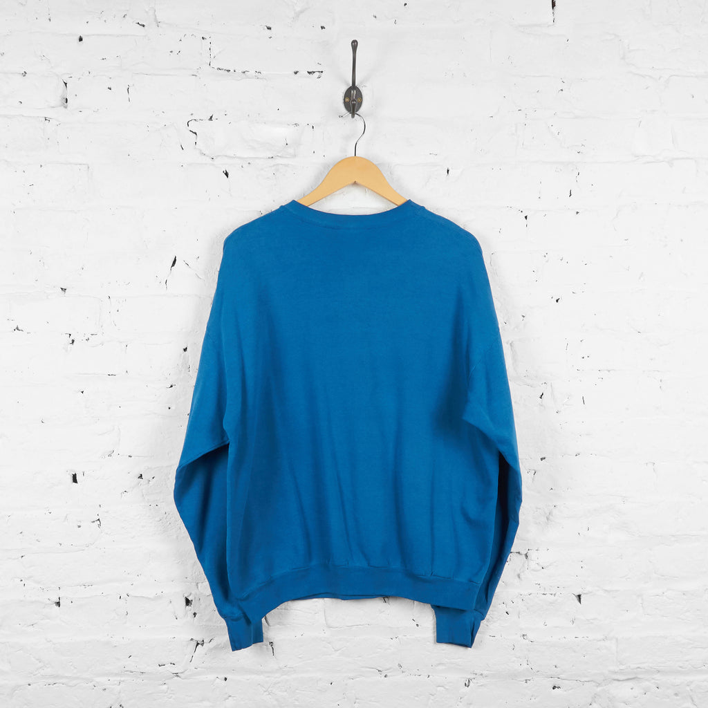 Vintage Garfield Sweatshirt - Blue - L - Headlock