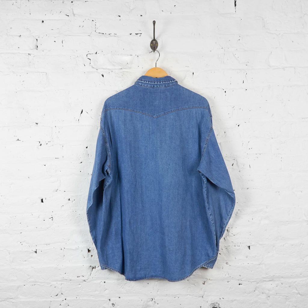 Vintage Replay Denim Shirt - Blue - XL - Headlock