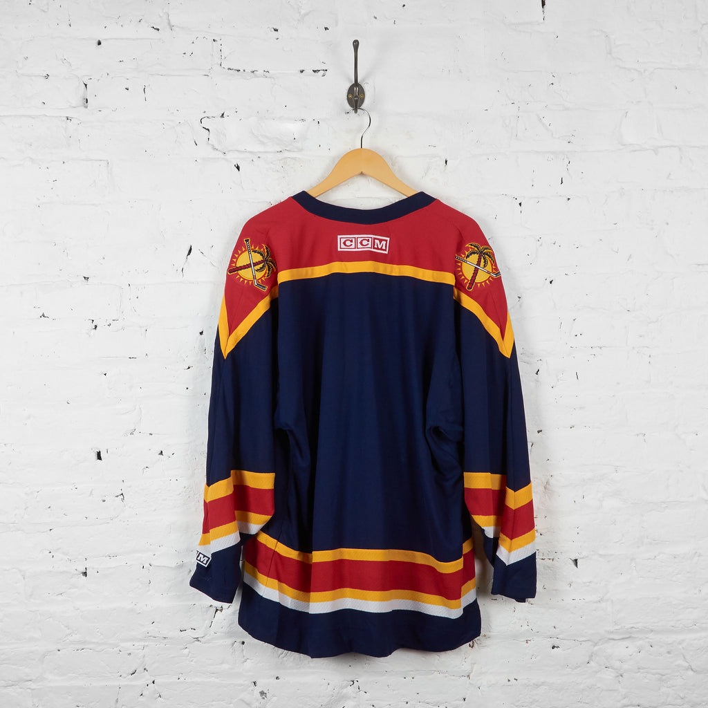 Vintage Florida Panthers Hockey Jersey - Navy/Red - L - Headlock