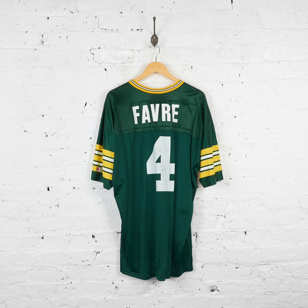 Vintage Green Bay Packers Favre NFL Jersey - Green - L - Headlock