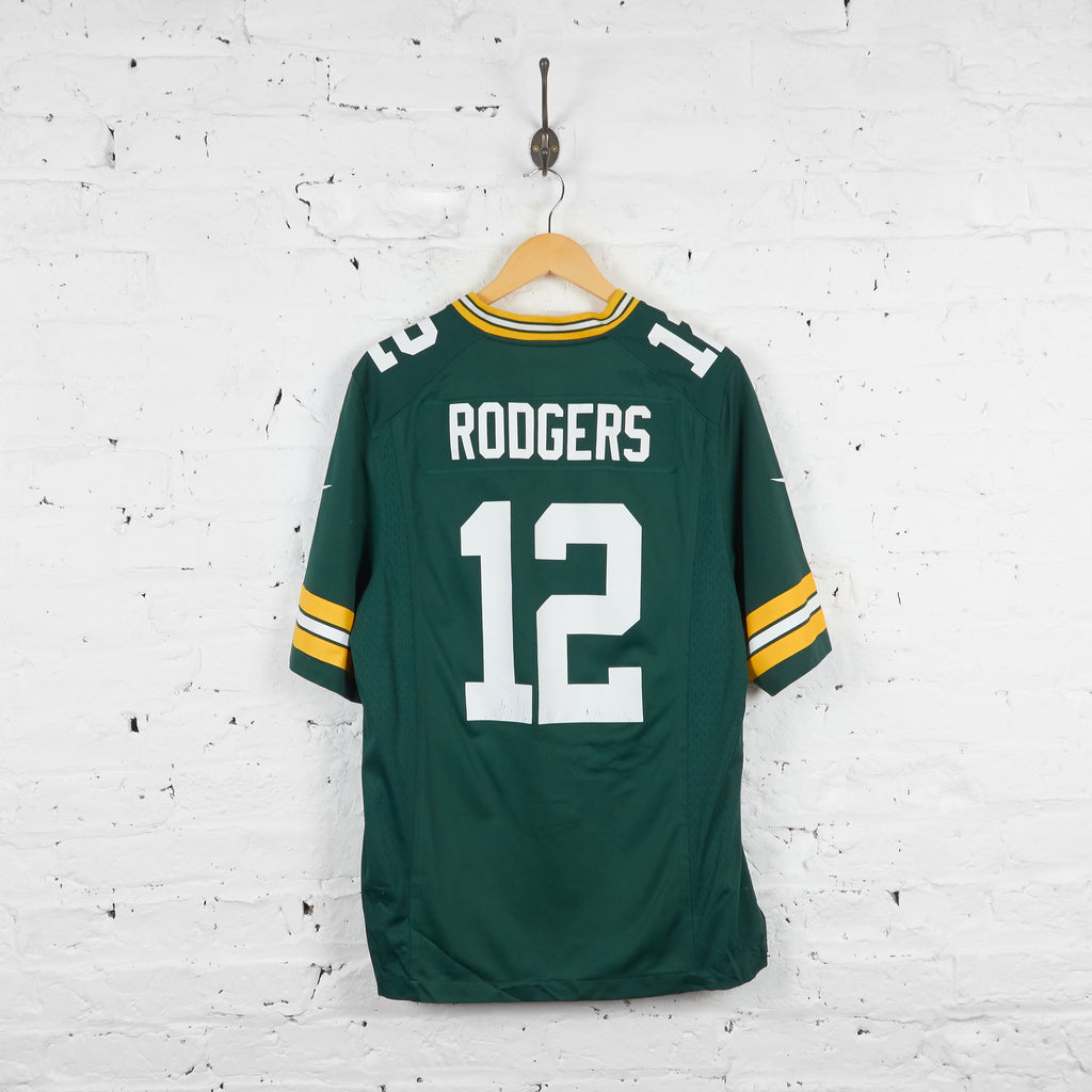 Vintage Green Bay Packers NFL Rodgers Jersey - Green/Yellow - M - Headlock