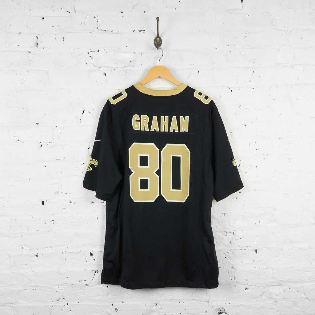 Vintage New Orleans Saints NFL Graham Jersey - Black/Gold - L - Headlock