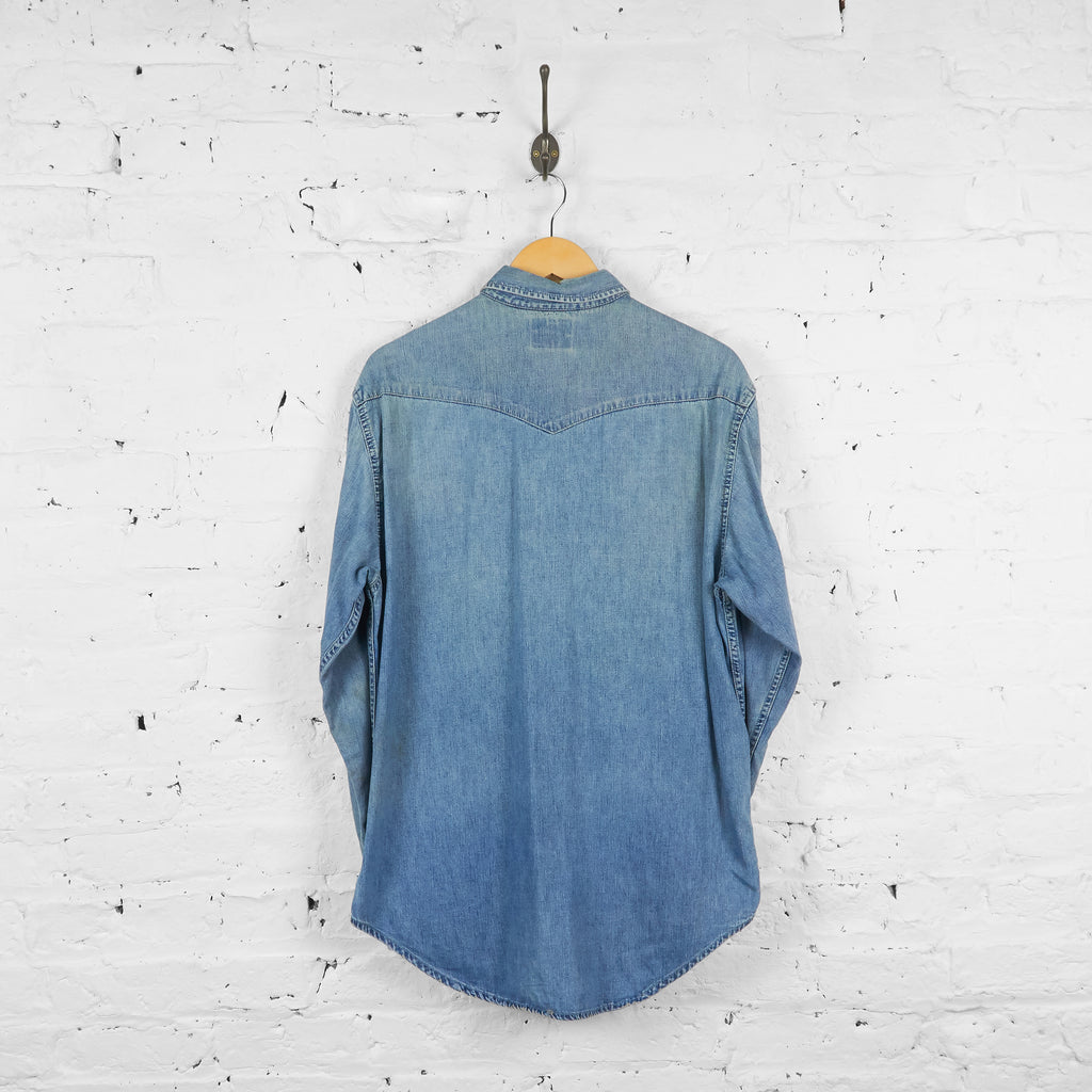 Vintage Levi's Denim Shirt - Blue - L - Headlock