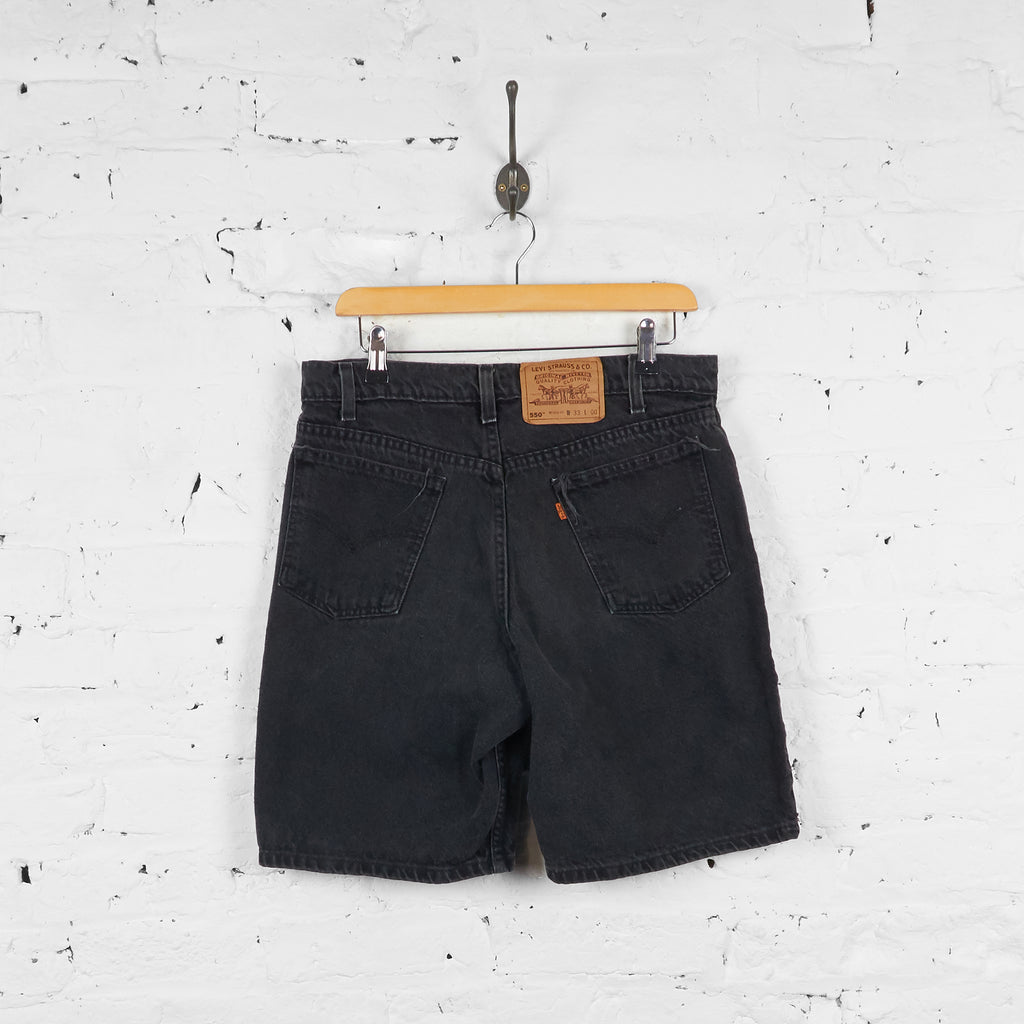 Vintage Levi's 550 Denim Shorts - Black - L - Headlock