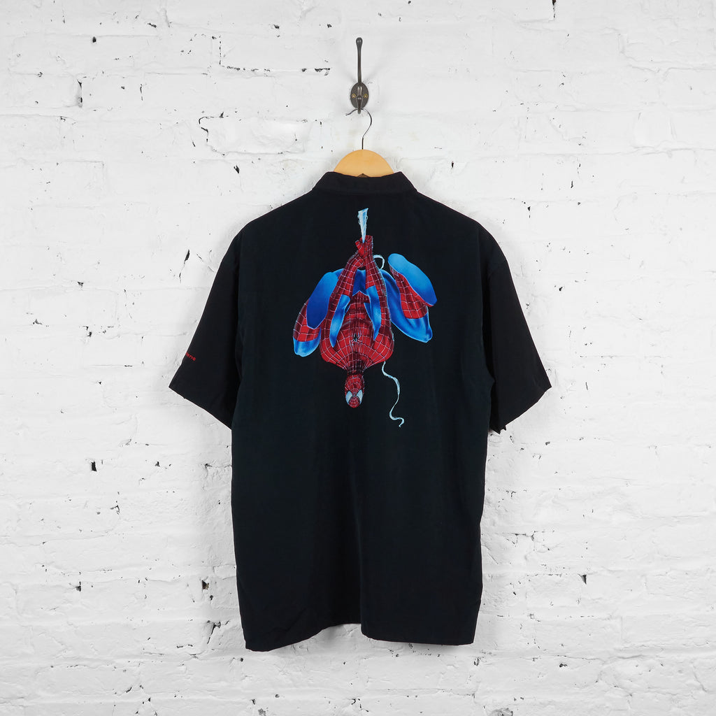 Vintage Spiderman Shirt - Black - M - Headlock