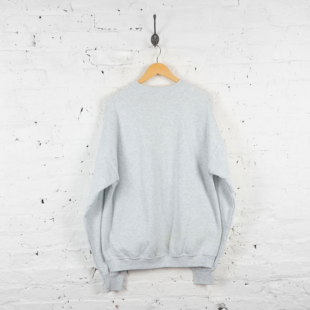 Vintage Denver Broncos Sweatshirt - Grey - XL - Headlock
