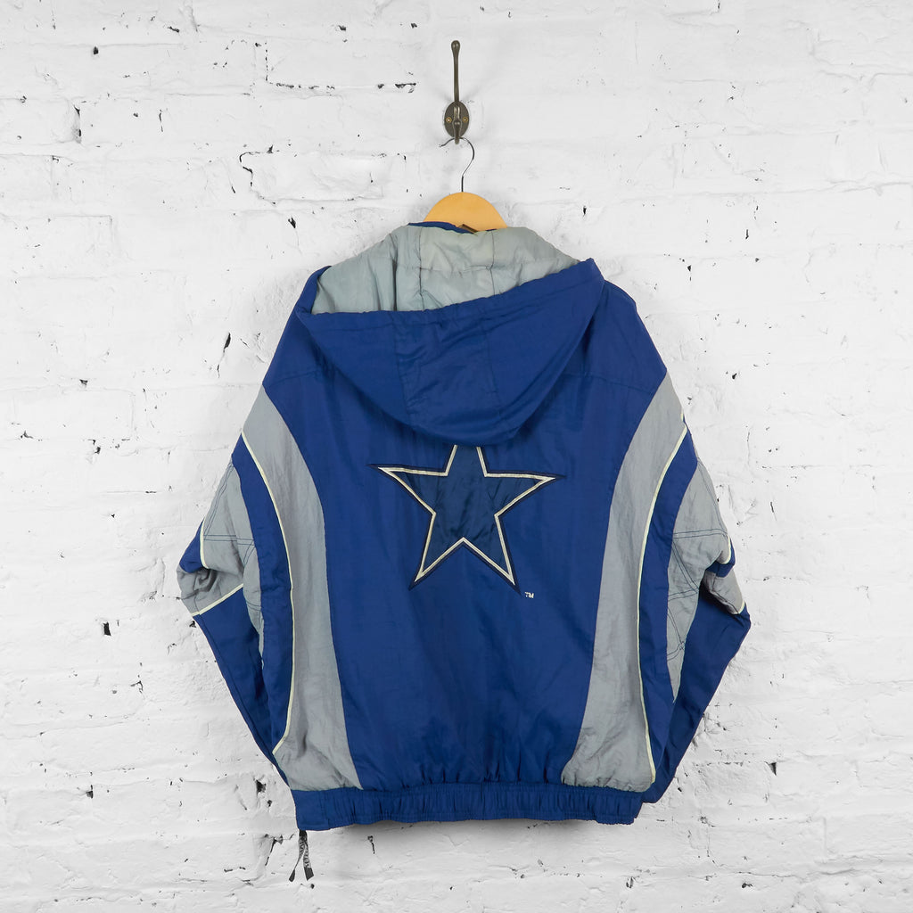 Vintage Dallas Cowboys NFL Jacket - Navy/Grey - L - Headlock