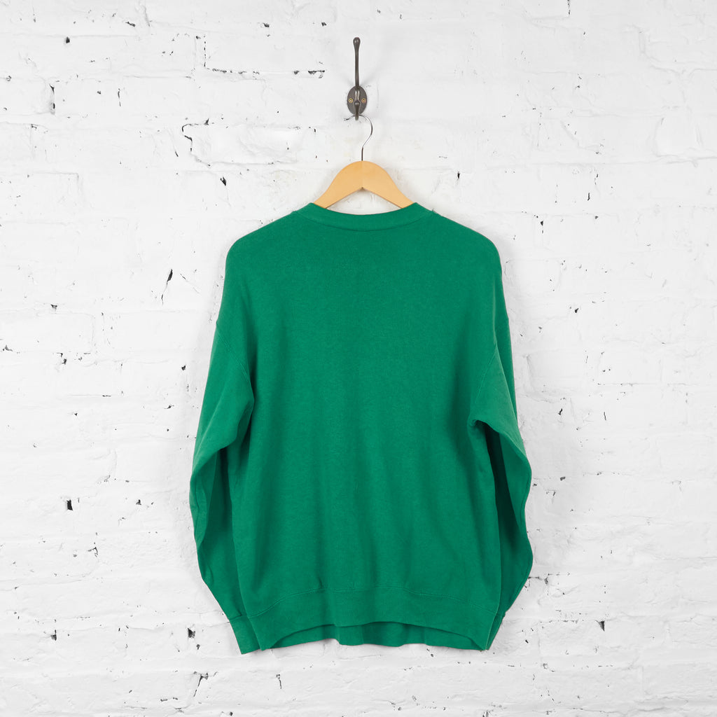 Vintage New York Jets NFL Sweatshirt - Green - L - Headlock