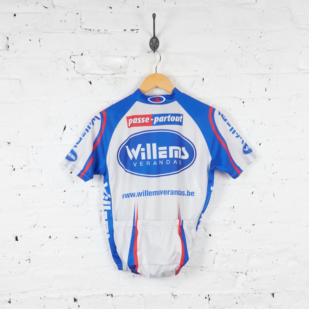 Willems Verandas Passe Partout Cycling Jersey - Grey - S - Headlock