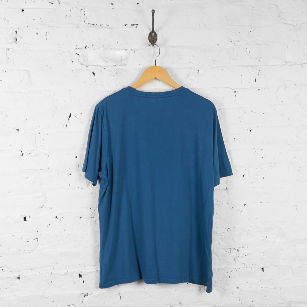 Vintage Fila T-shirt - Blue - XXL - Headlock