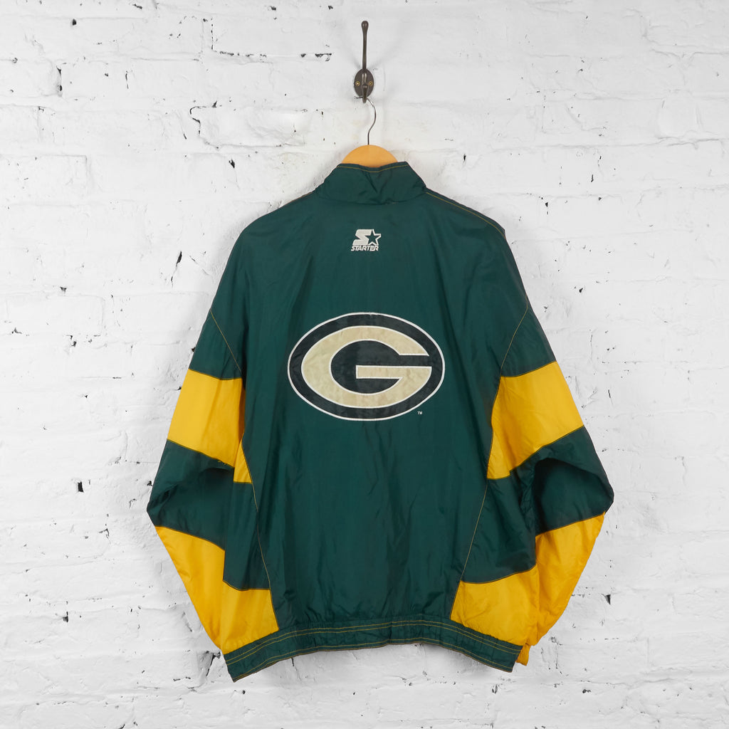 Vintage Green Bay Packers NFL Windbreaker Jacket - Green - L - Headlock