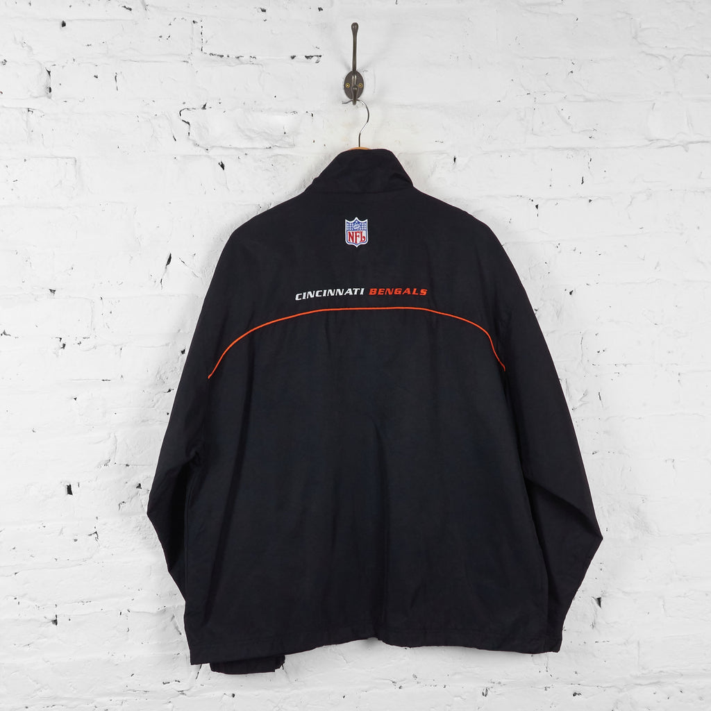 Vintage Cincinnati Bengals NFL Reebok Jacket - Black - L - Headlock