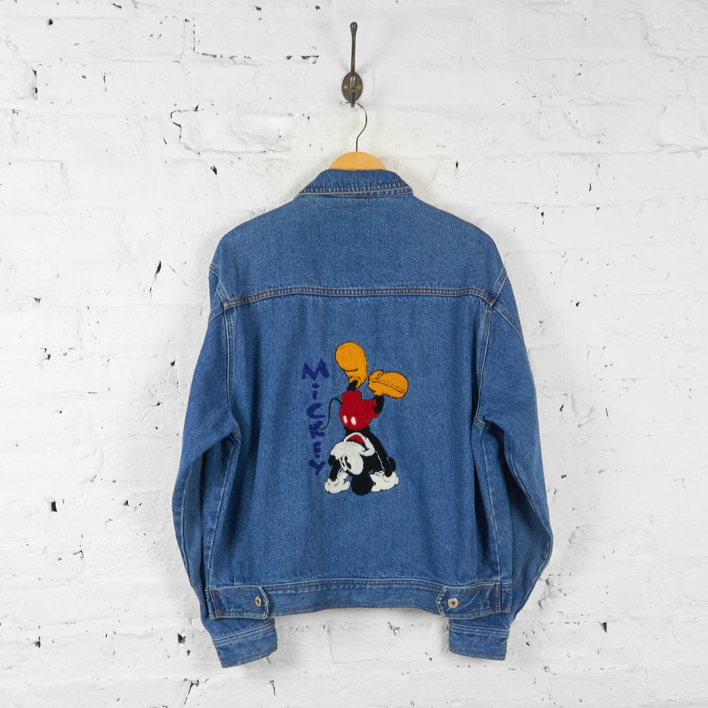 Vintage Mickey Mouse Denim Jacket - Blue - M - Headlock