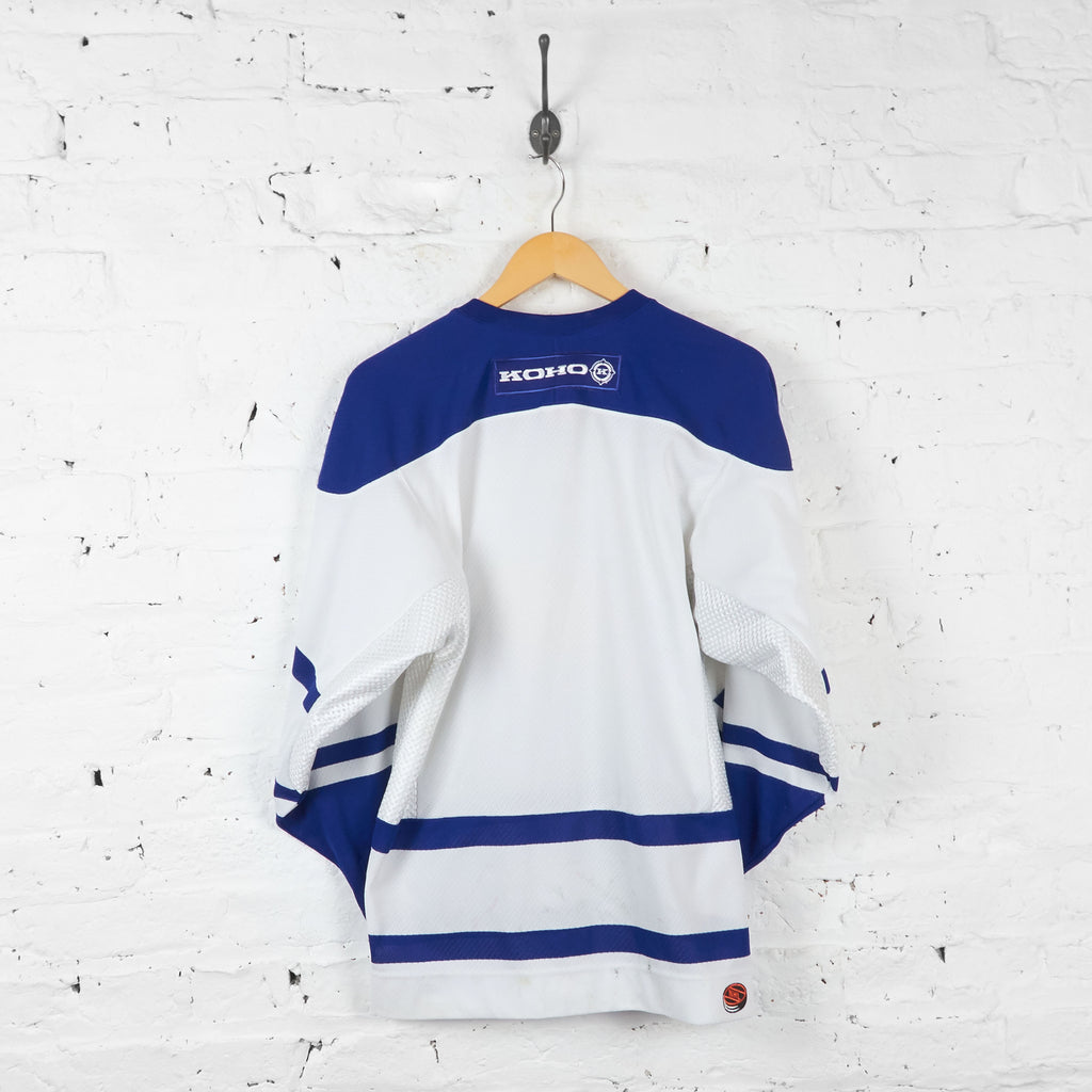 Vintage NHL Toronto Maple Leafs Jersey - White/Blue - S - Headlock