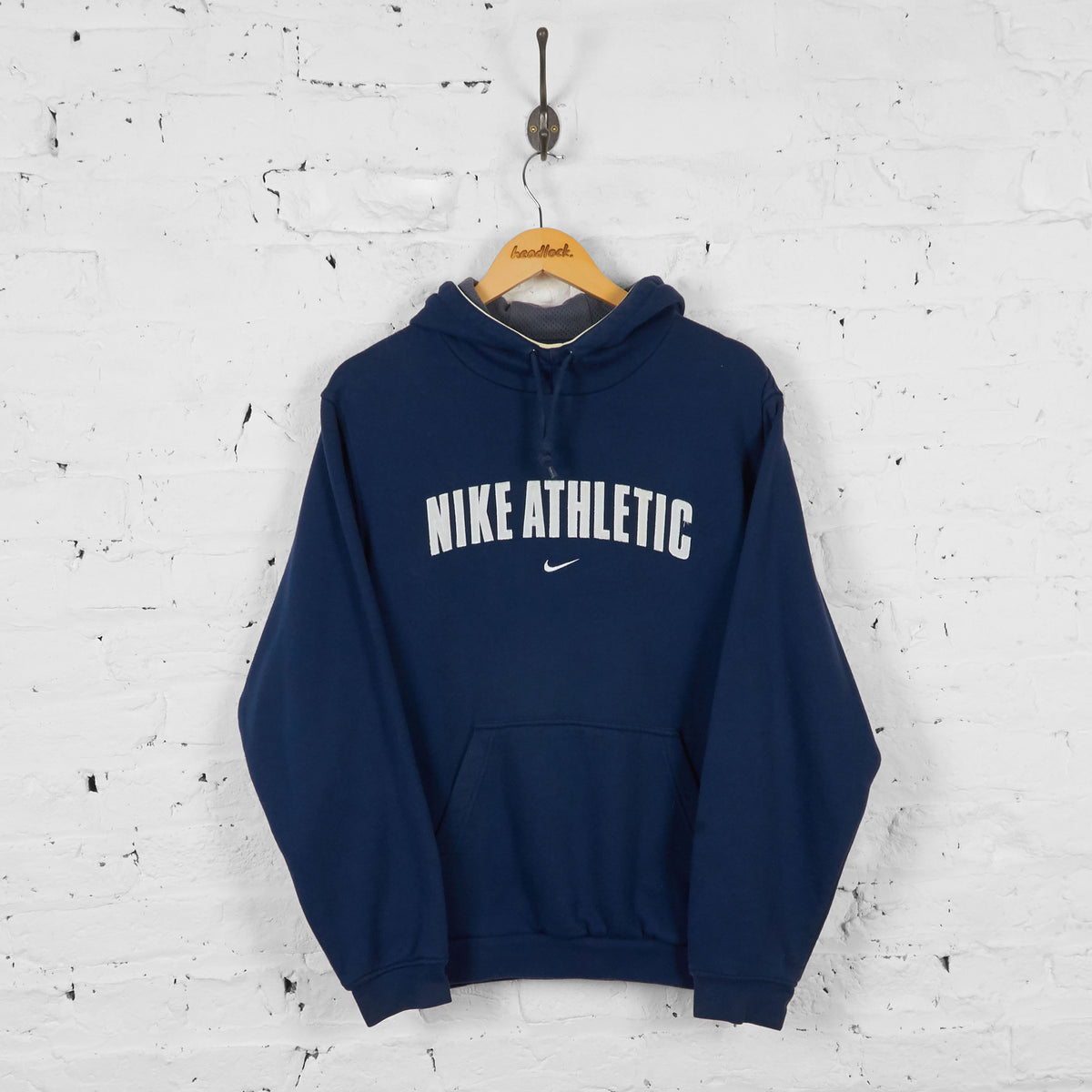 Vintage Nike Athletic Hoodie Navy S – Headlock
