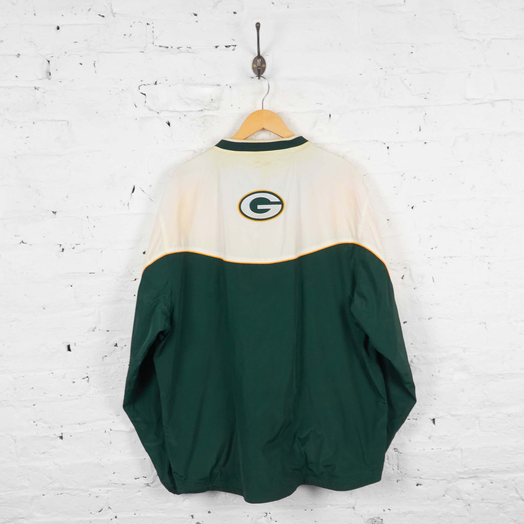 Vintage Green Bay Packers Waterproof Sweatshirt - Green - XL - Headlock