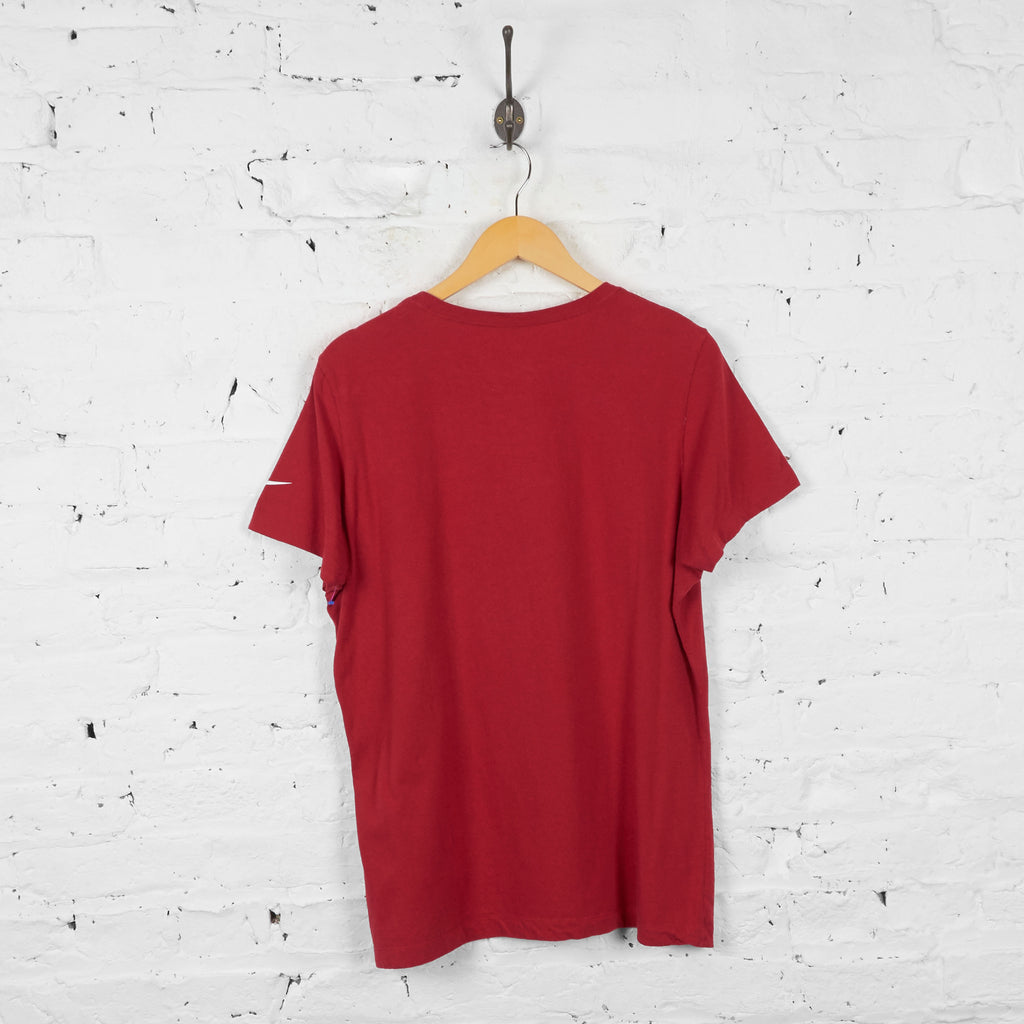Vintage Nike San Francisco 49ers NFL T-shirt - Red - XXL - Headlock