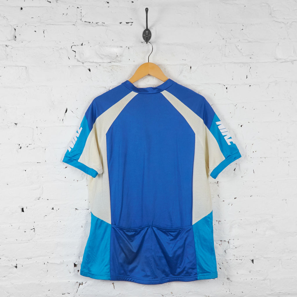 Vintage Nike Cycling Shirt - Blue - L - Headlock