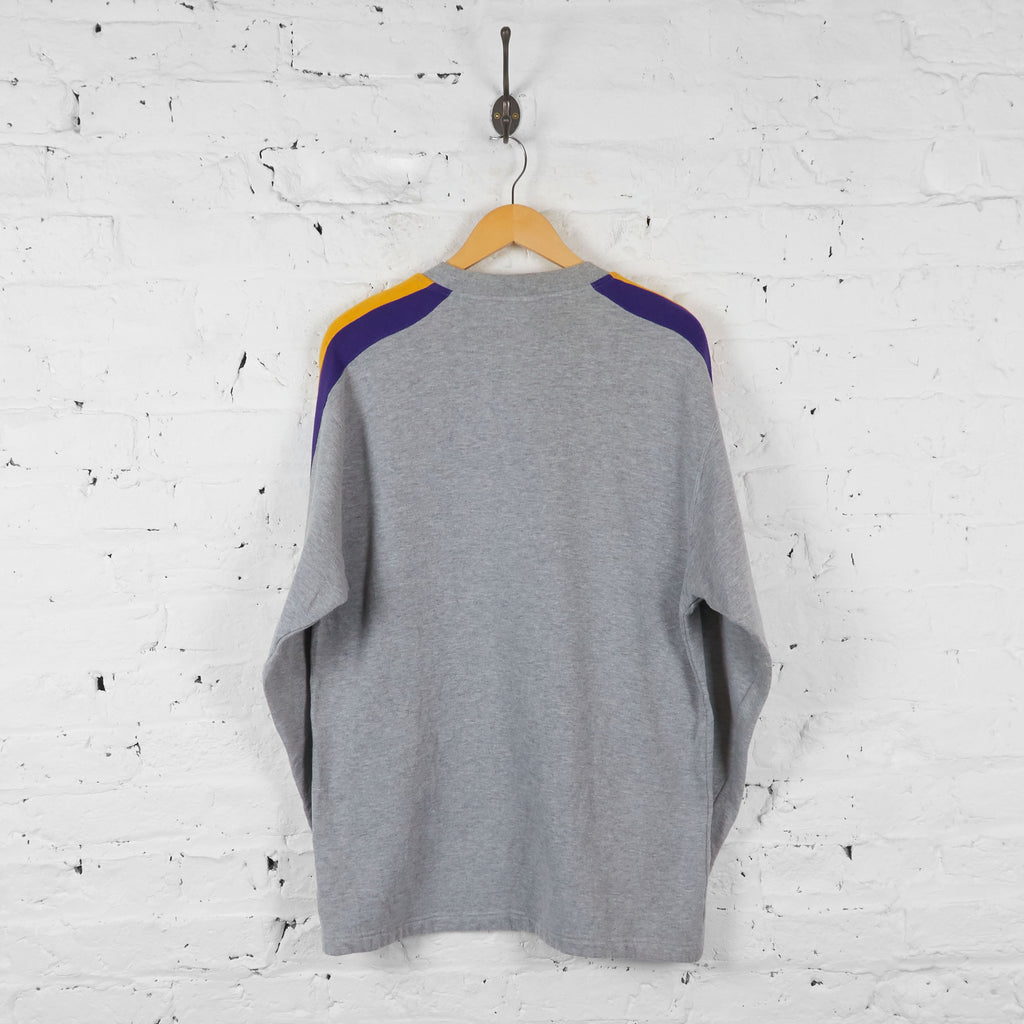 Vintage Minnesota Vikings NFL Sweatshirt - Grey - L - Headlock