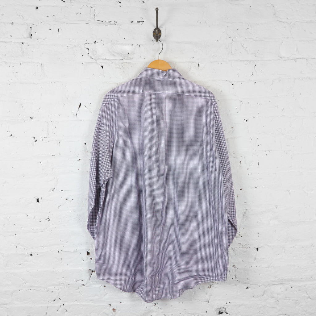 Vintage Ralph Lauren Checked Shirt - Purple - XL - Headlock