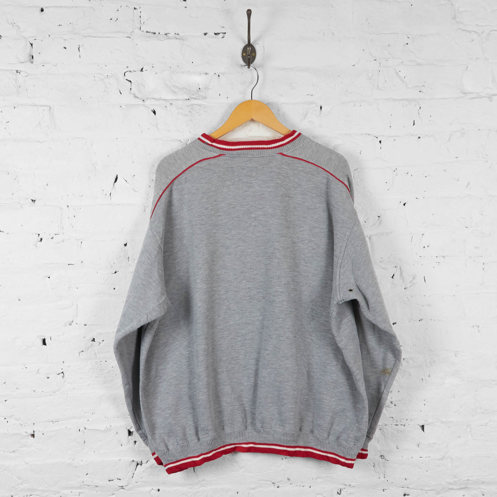 Vintage NHL Detroit Red Wings Sweatshirt - Grey/Red - XL - Headlock