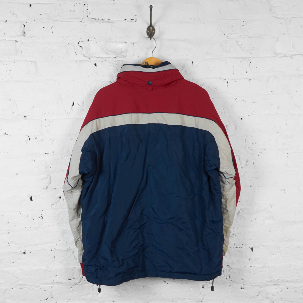 Vintage Columbia Outdoor Hooded Jacket - Navy/Red - L - Headlock