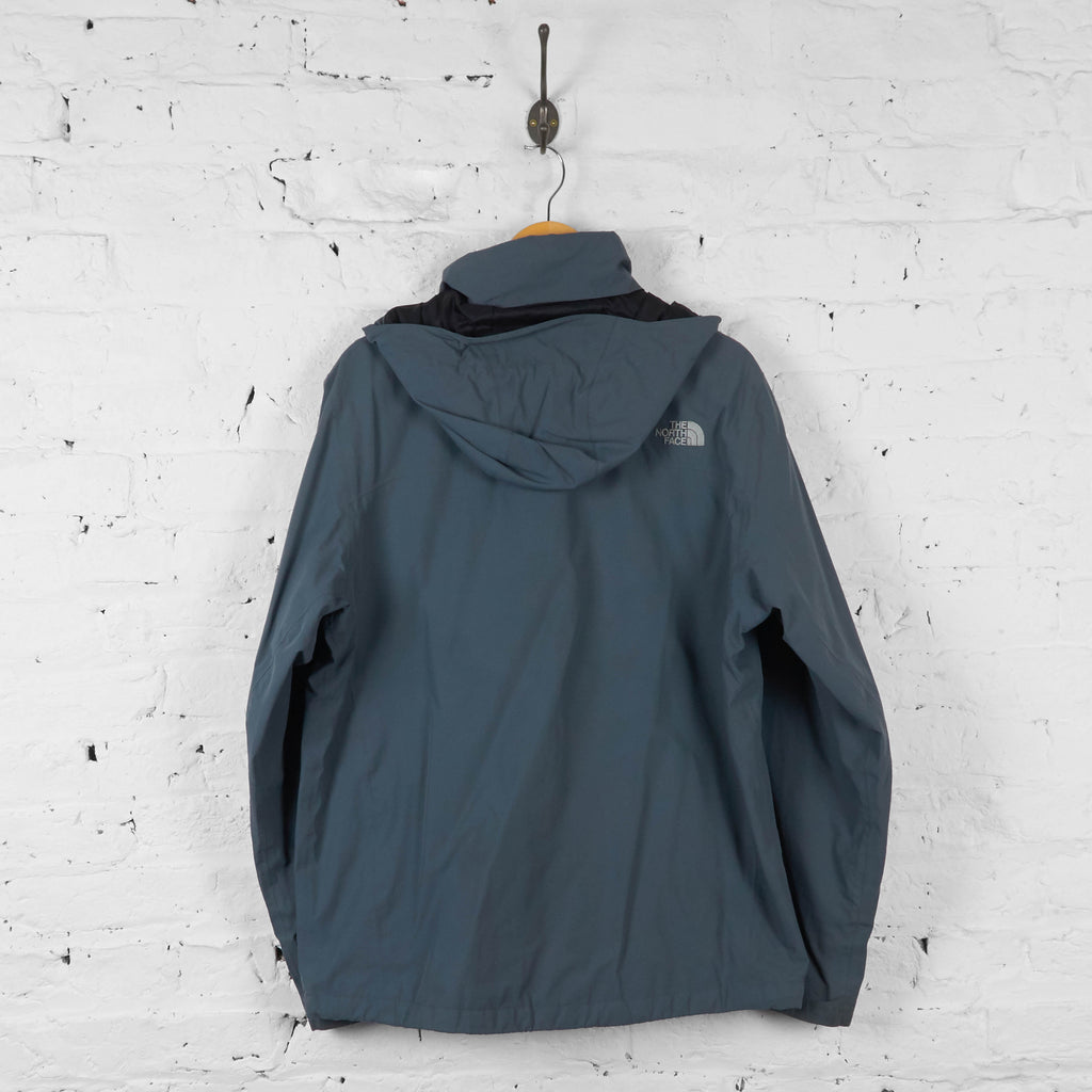 Vintage The North Face Waterproof Jacket - Grey - L - Headlock