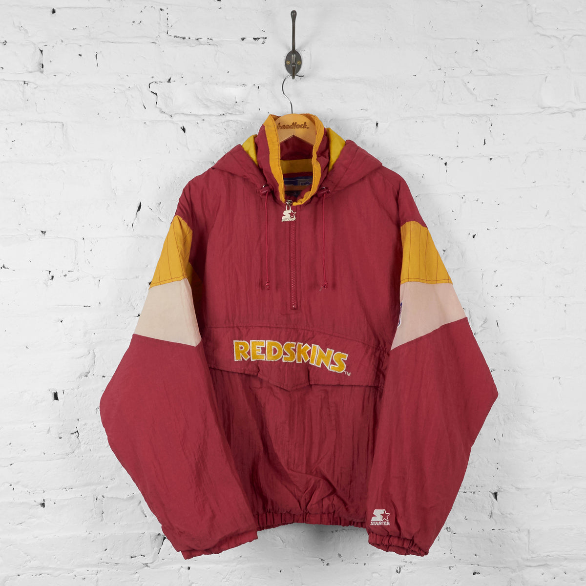 Vintage XL Washington Redskins NFL Football Starter Jacket w/ Hoodie -  clothing & accessories - by owner - apparel