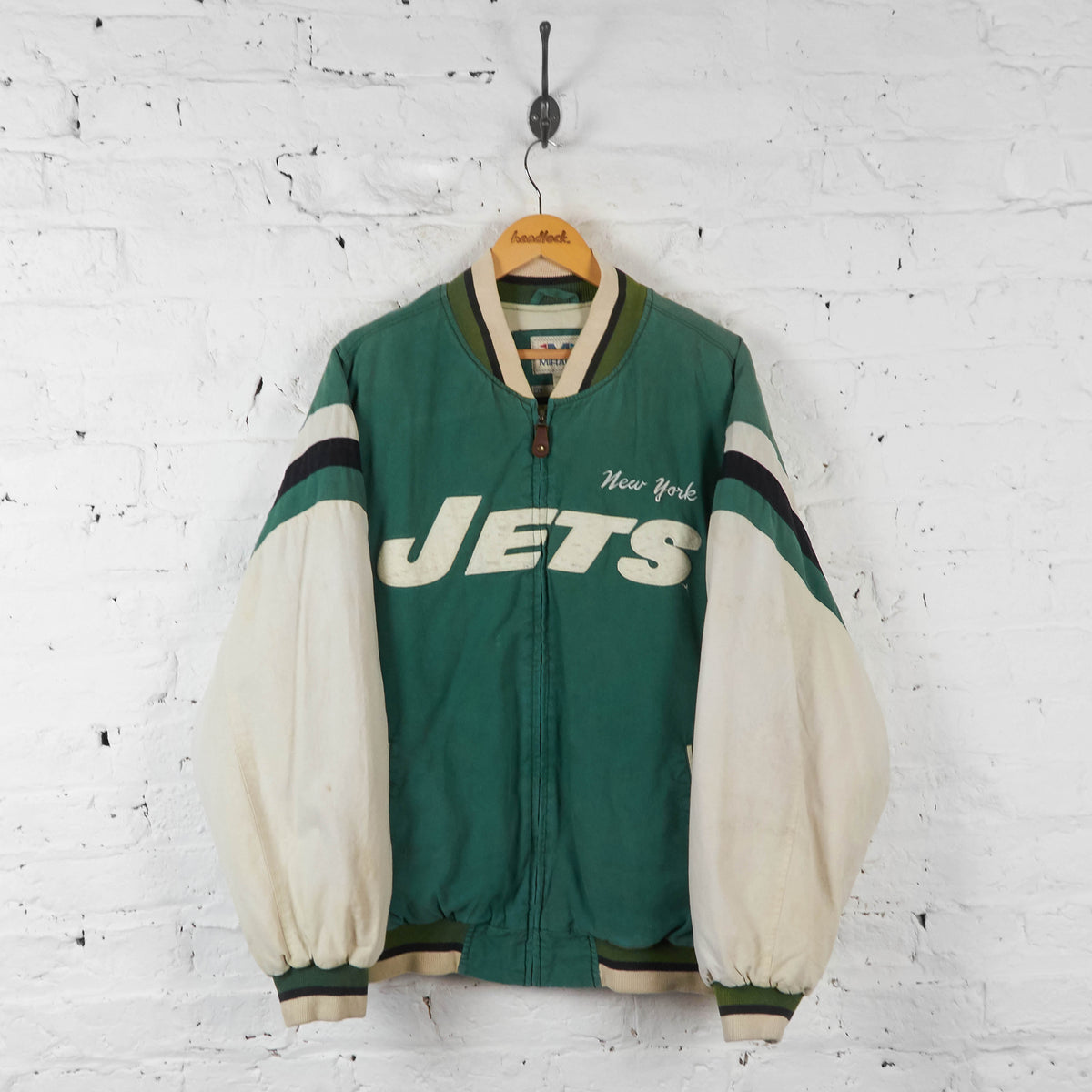 New York Jets NFL Tracksuit Top Jacket - Green - XL – Headlock