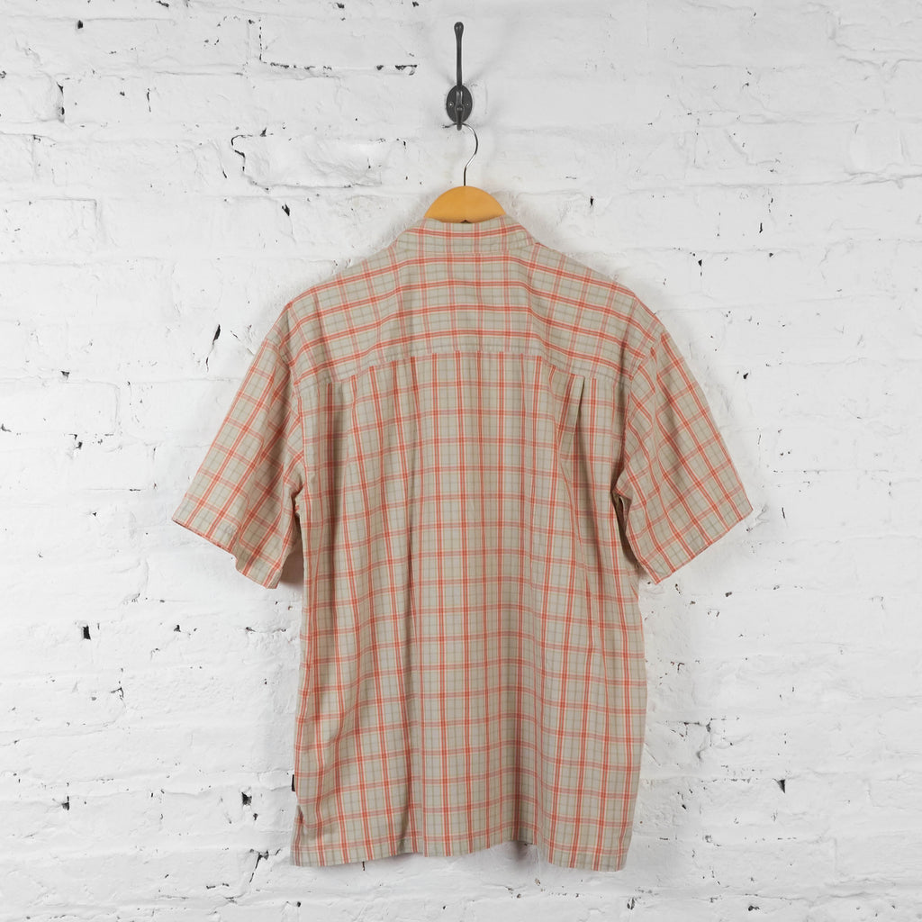 Vintage Patagonia Checked Shirt - Orange - L - Headlock