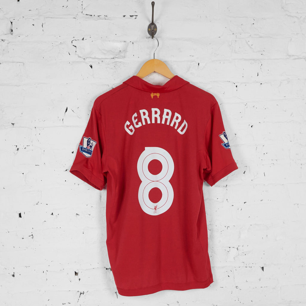 Liverpool Gerrard 2012 Home Football Shirt - Red - L