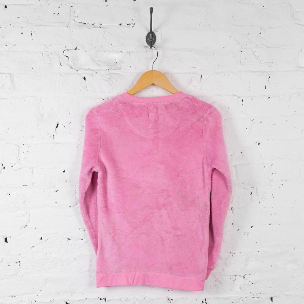 Vintage Disney 'Chip' Fleece Sweatshirt - Pink - S - Headlock