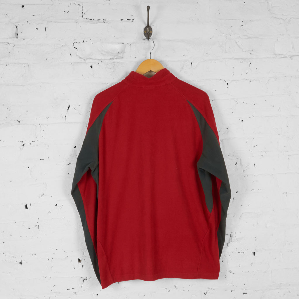 The North Face TKA100 1/4 Zip Fleece - Red -XL