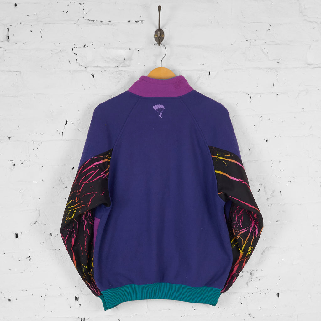 90s Pattern Fleece - Purple - L