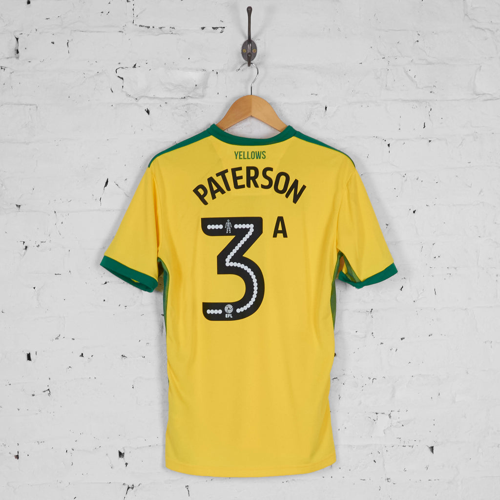 Norwich City Errea Paterson Football Shirt - Yellow - L