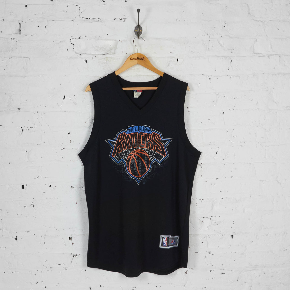 New York Knicks Anthony Basketball Vest Jersey - White - L – Headlock