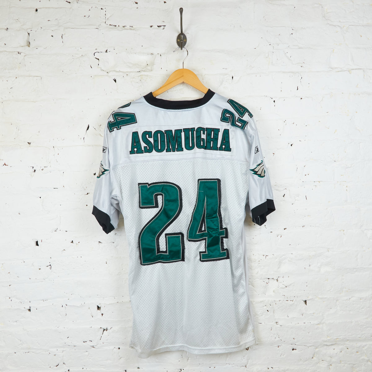 Philadelphia Eagles Reebok Asomugha NFL Jersey - White - L – Headlock