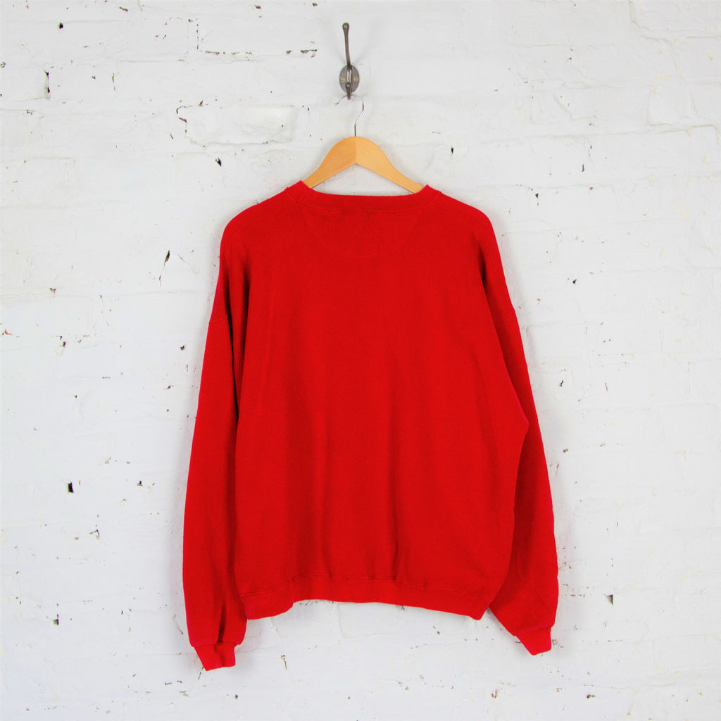Ohio State Buckeyes American Football Sweatshirt - Red - XL