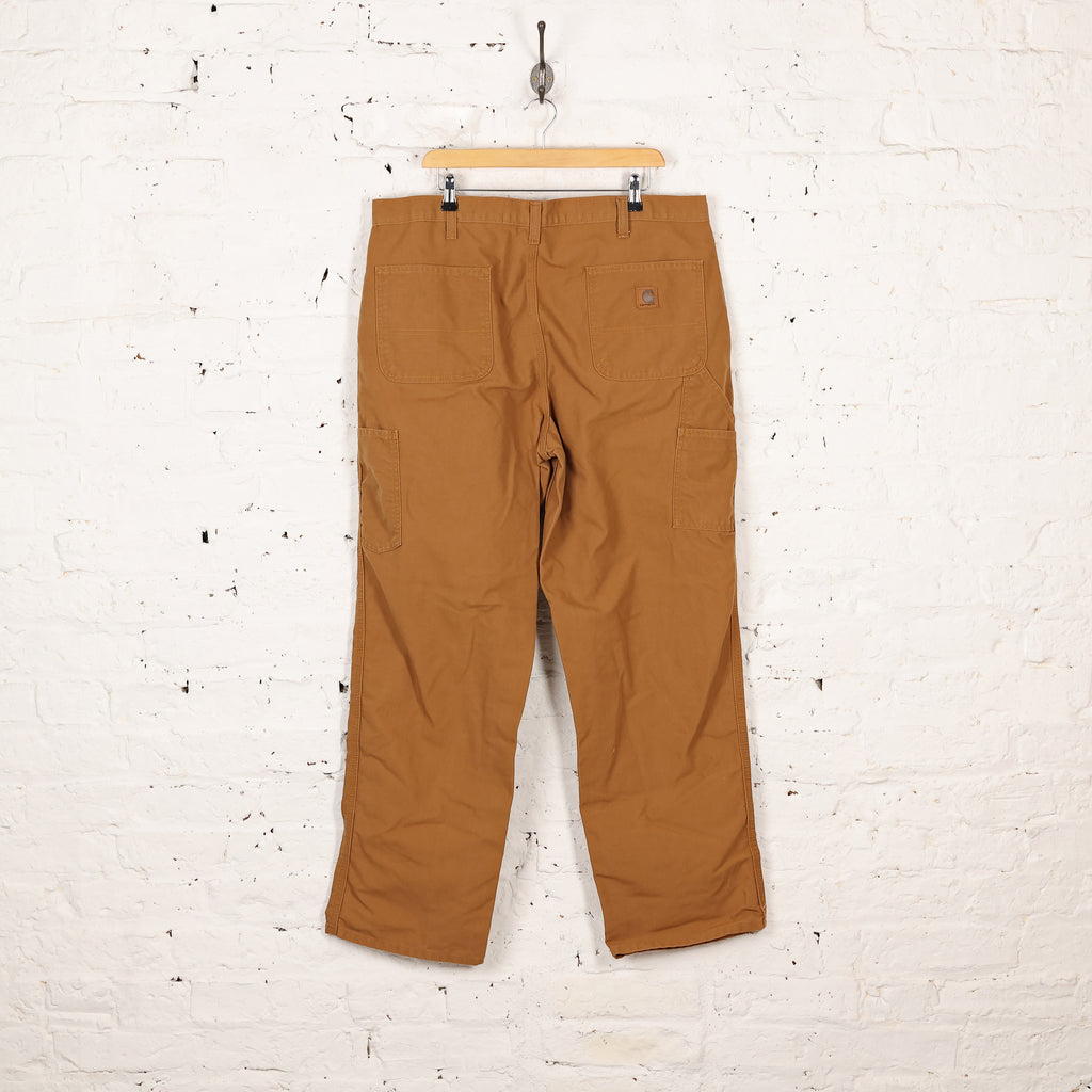 Carhartt Dugaree Fit Work Pants - Brown - XL