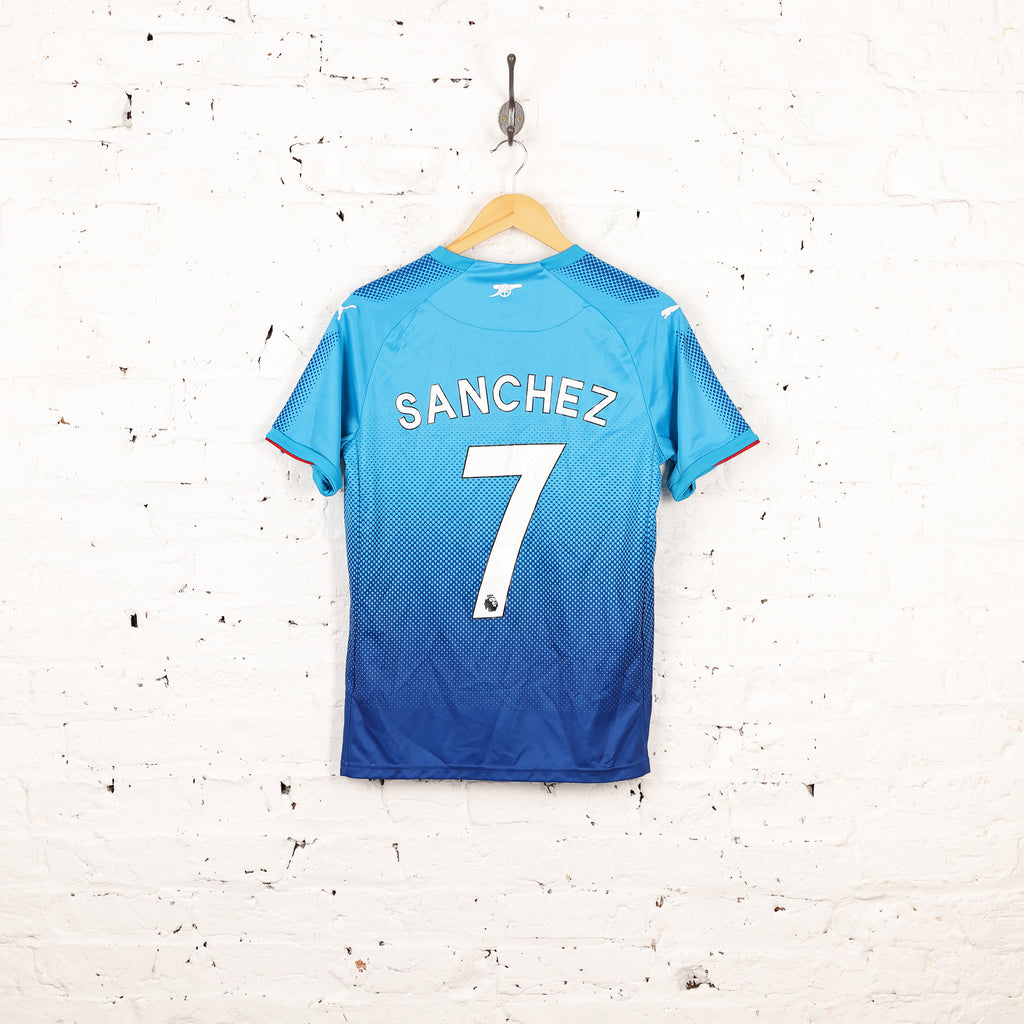 Puma Arsenal 2017 Sanchez Away Football Shirt - Blue - S