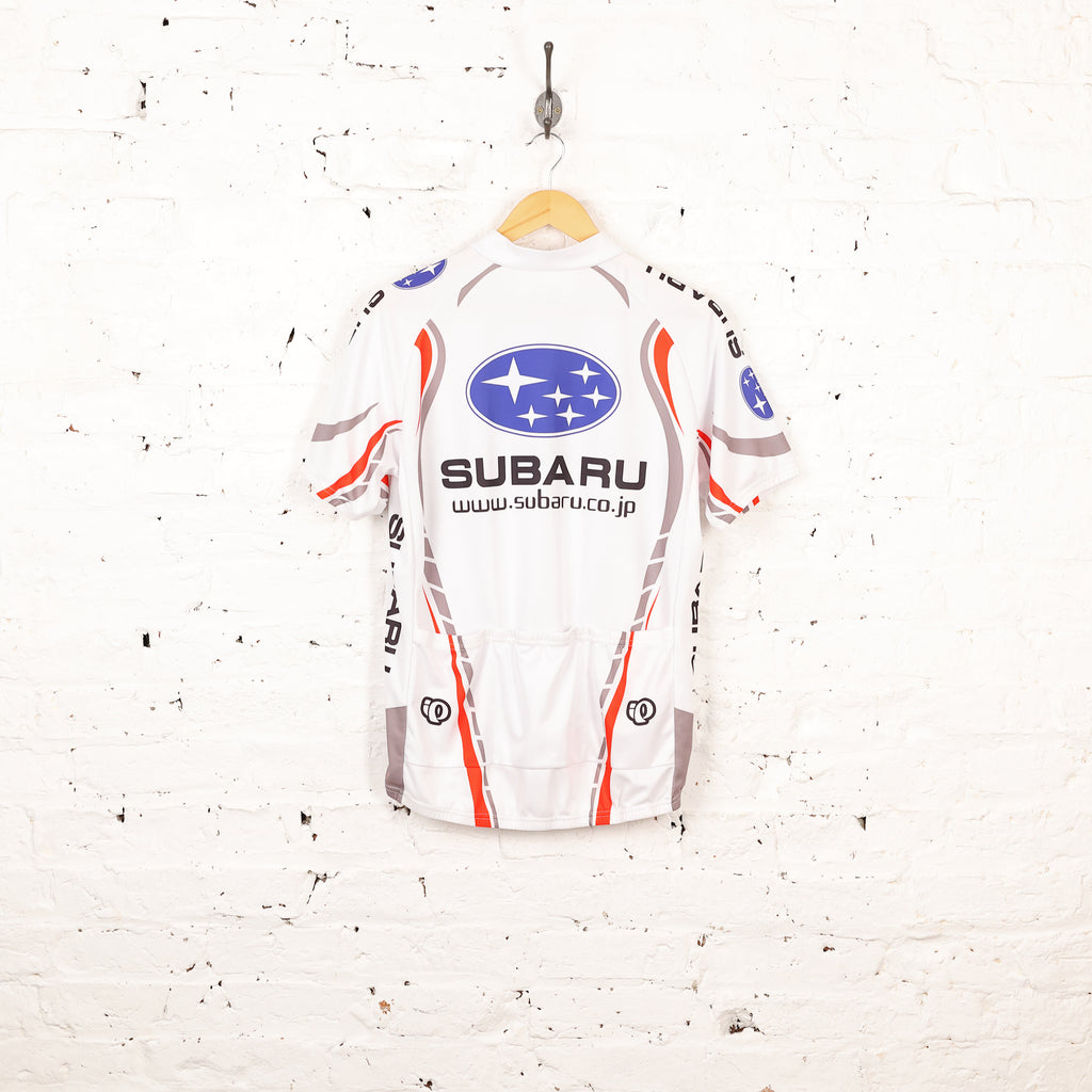 Pearl Izumi Subaru Team Cycling Top Jersey - White - XL