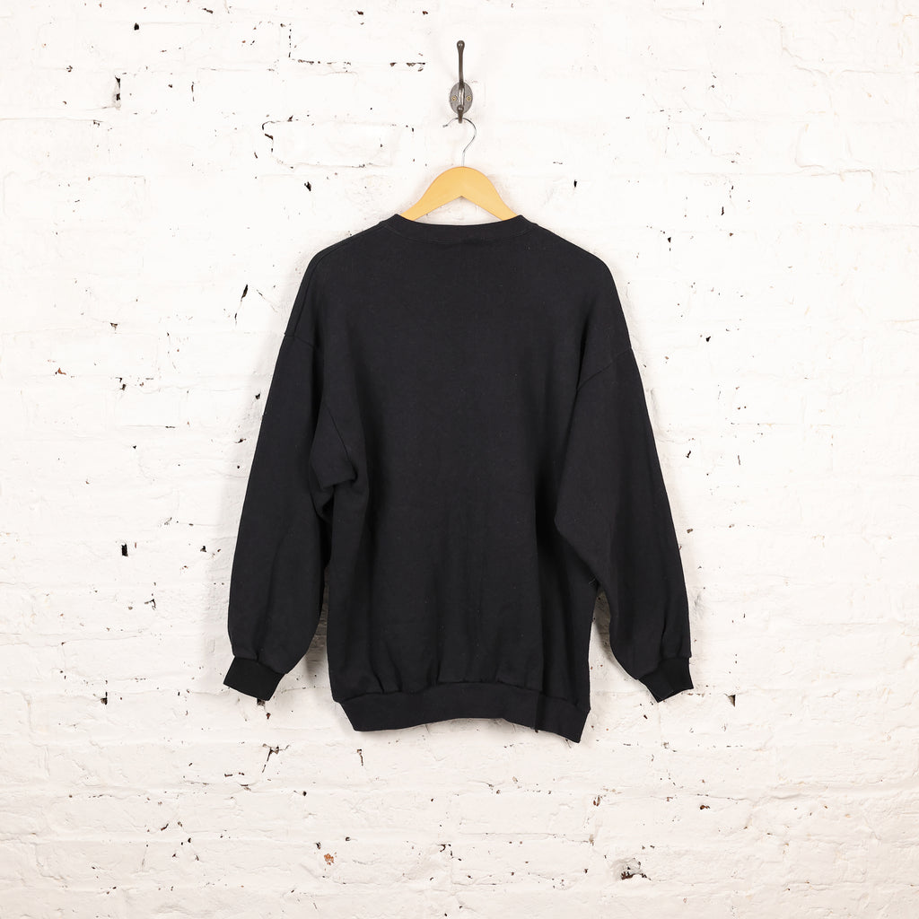 90s Mickey Mouse Sweatshirt - Black - XL