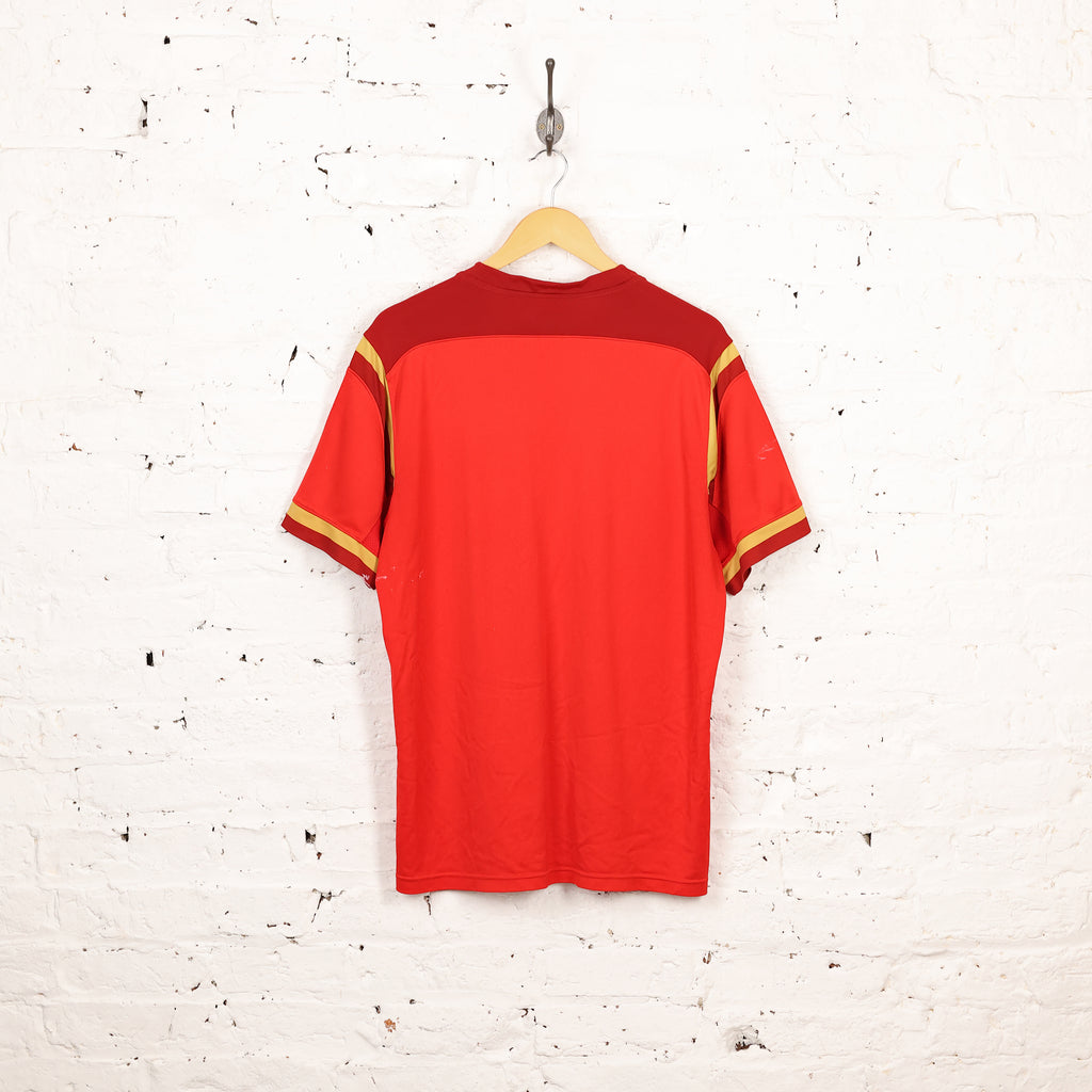 Wales 2015 Under Armour Rugby Shirt - Red - L