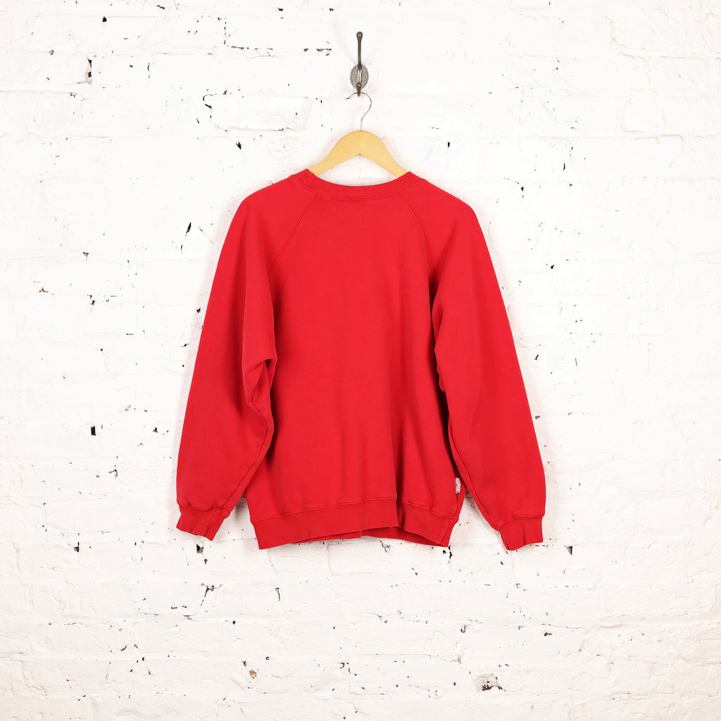 Acme Clothing Looney Tunes Ski Sweatshirt - Red - XL