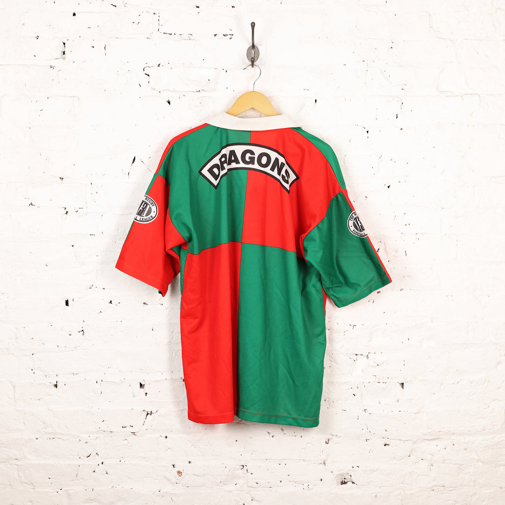 Doncaster Dragons Rugby Shirt - Red/Green - XL