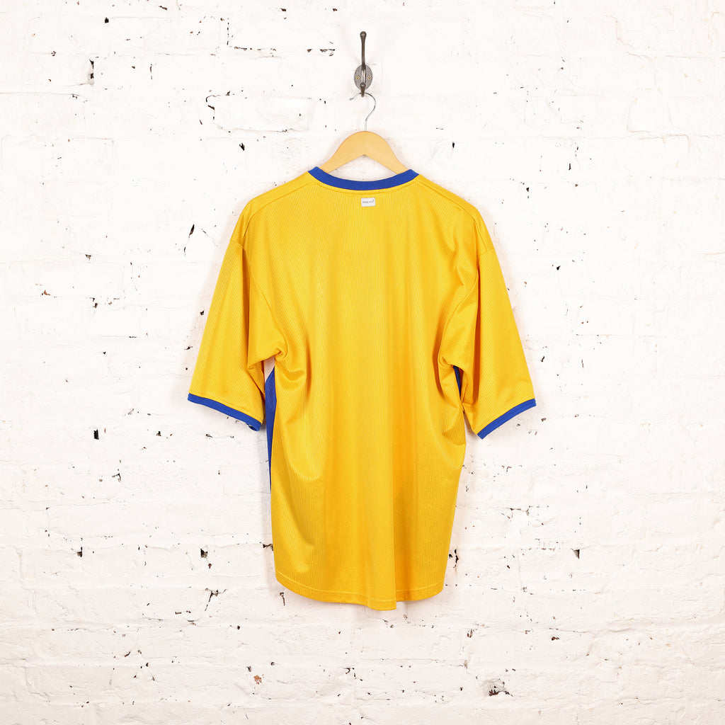Mansfield Town 2005 Home Football Shirt - Yellow - XL