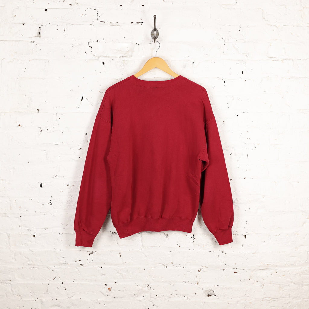 Guess Jeans 90s Sweatshirt - Red - L