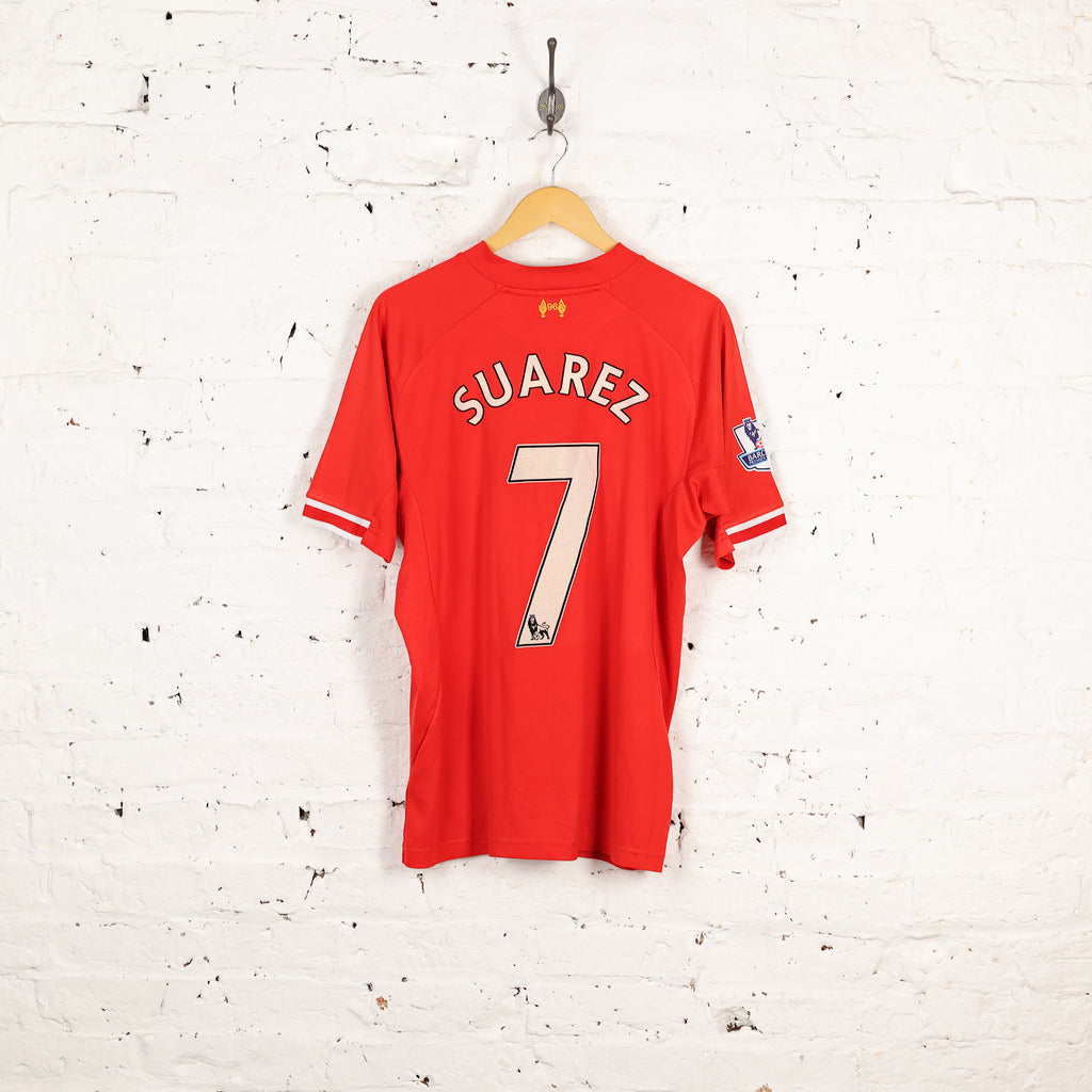 Warrior Liverpool 2013 Suarez Home Football Shirt - Red - L
