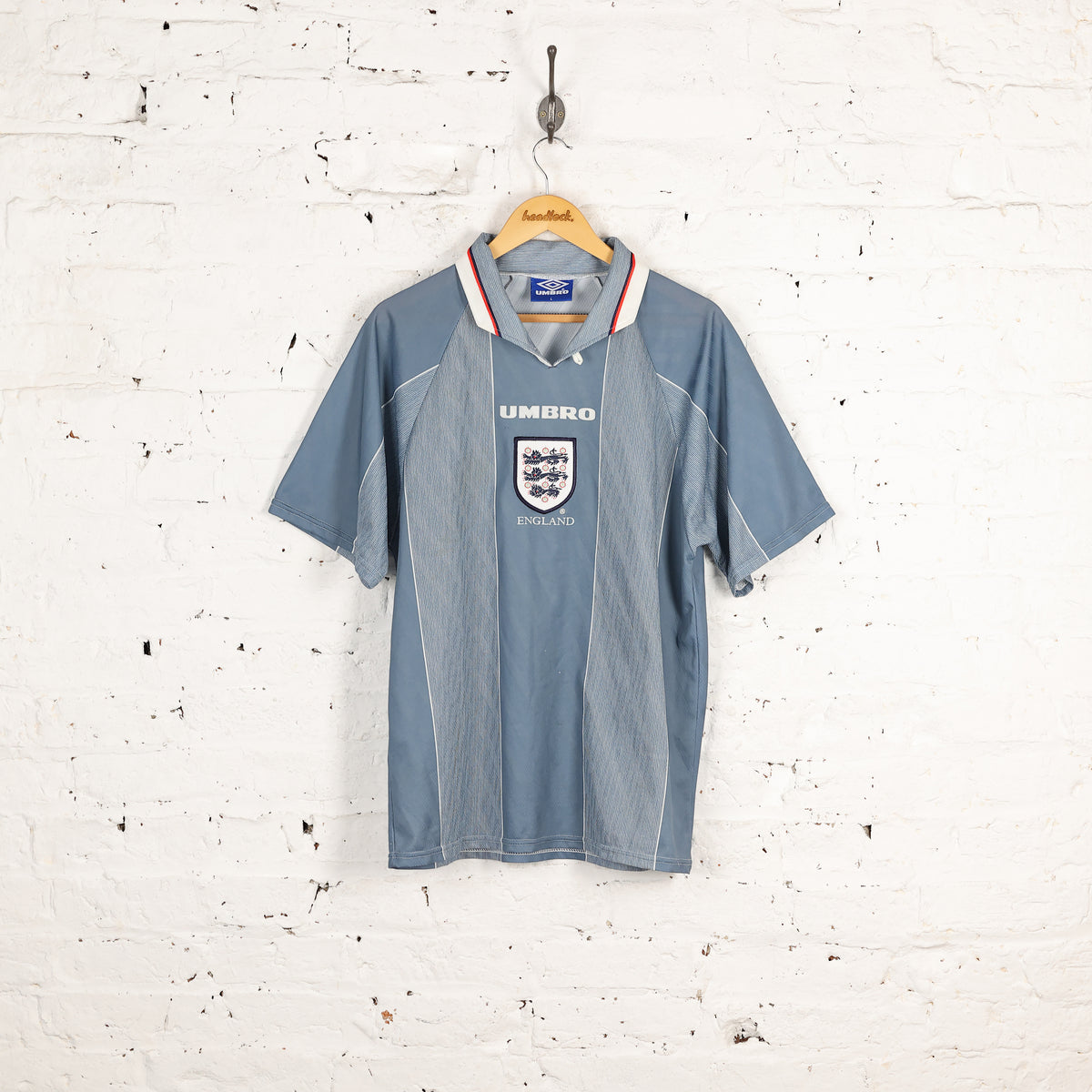 Umbro England 1996 Away Football Shirt - Grey - L – Headlock