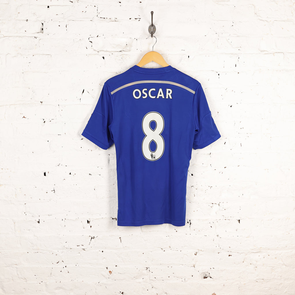 Chelsea Adidas Oscar 2014 Home Football Shirt - Blue - S